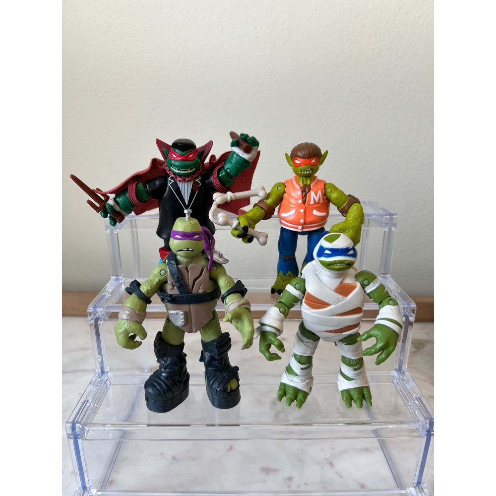 Teenage Mutant Ninja Turtles Monster Mutant Toy Figure Lot with Accessories 2017